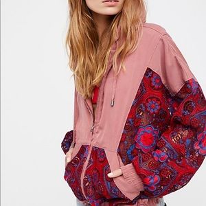Free People Magpie Lacey Zip Up Jacket!
